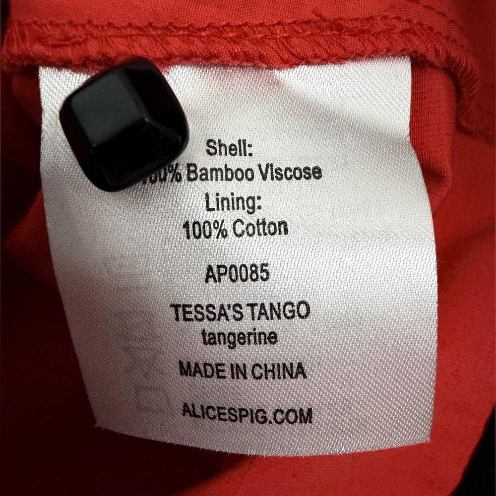 Alice’s Pig Tessa’s Tango Red&Black Cropped Top/Hi-Lo 2 Piece Skirt Set US2 NWT - Picture 7 of 13